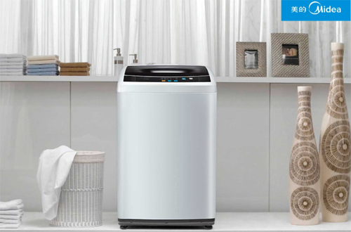 美的迷你洗衣機PROBURN黄色淫標簽製作